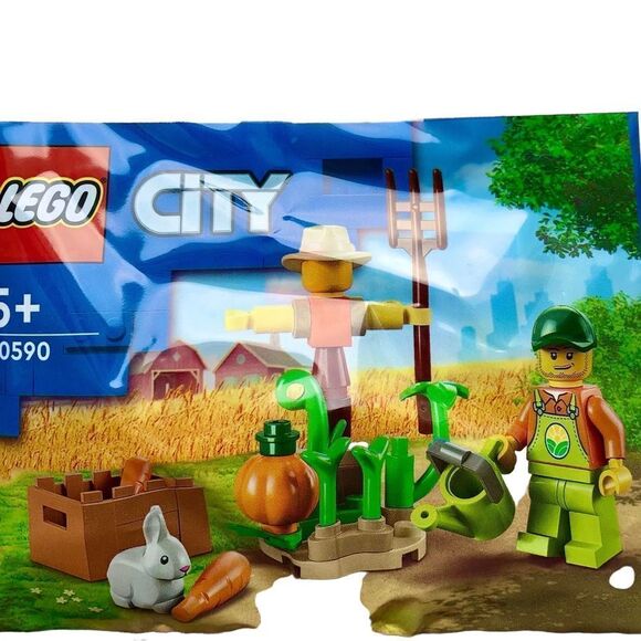 LEGO 30590 City Farm Garden & Scarecrow Polybag 34pcs New fall, Halloween Fall - Picture 2 of 9